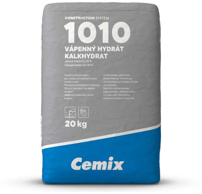 Cemix Hydrát vápenný 1010 jemně mletý CL 90-S 20 kg