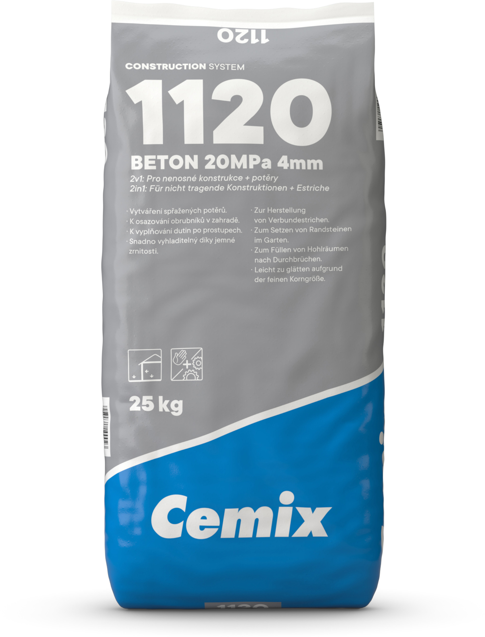 Cemix Beton 1120 20 MPa 4 mm 25 kg