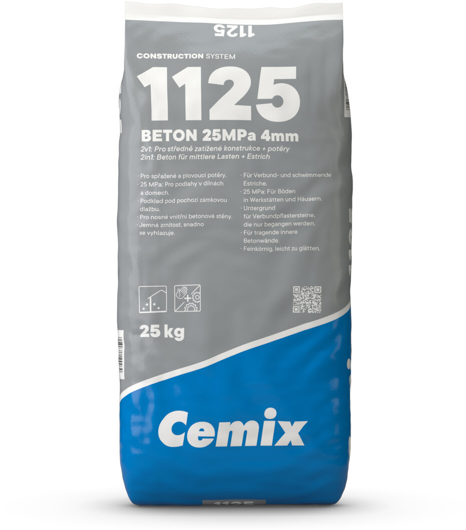 Cemix Beton 1125 25 MPa 4 mm 25 kg