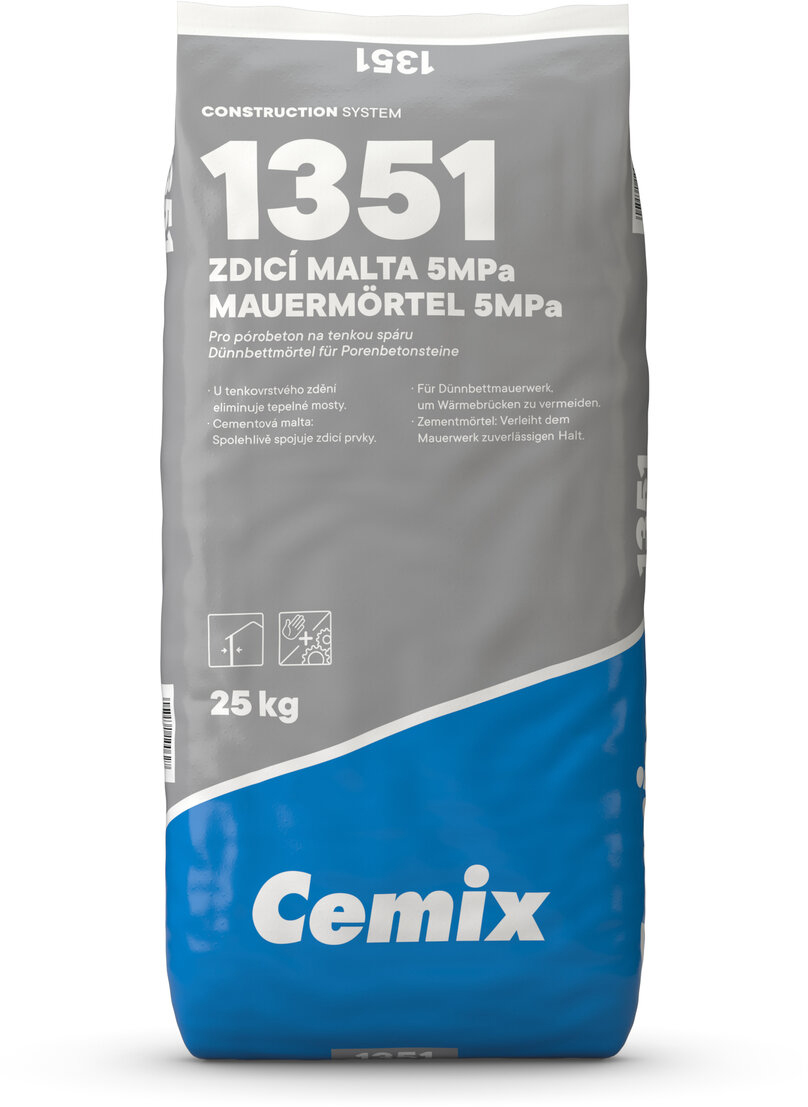 Cemix Malta zdicí 1351 5 MPa 25 kg