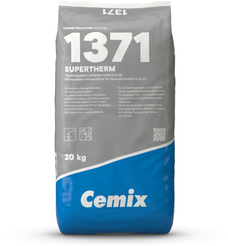 Cemix Malta zakládací Supertherm 1371 tepelněizolační 20 kg