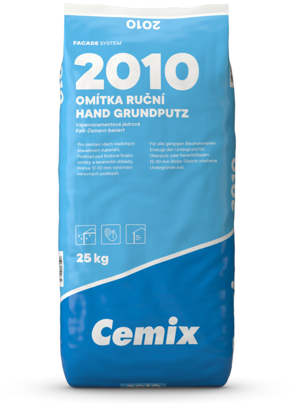 Cemix Omítka jádrová ruční 2010 25 kg
