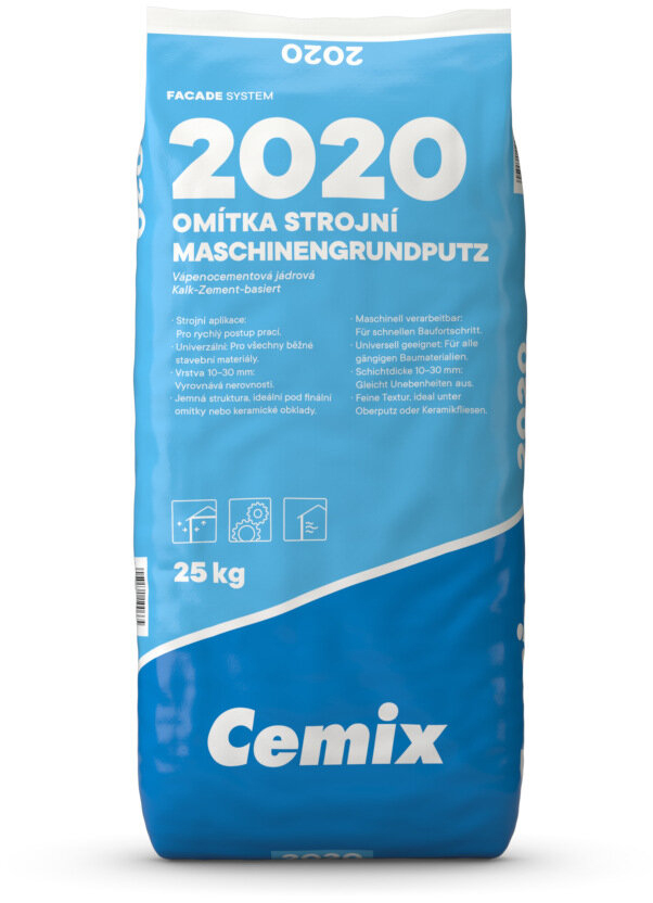 Cemix Omítka jádrová strojní 2020 25 kg