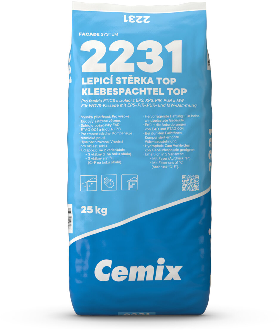 Cemix Hmota lepicí a stěrková Top 2231 s vláknem 25 kg
