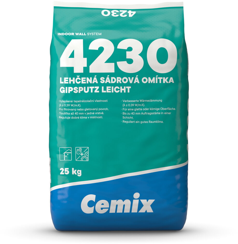 Cemix Omítka sádrová 4230 lehčená 25 kg