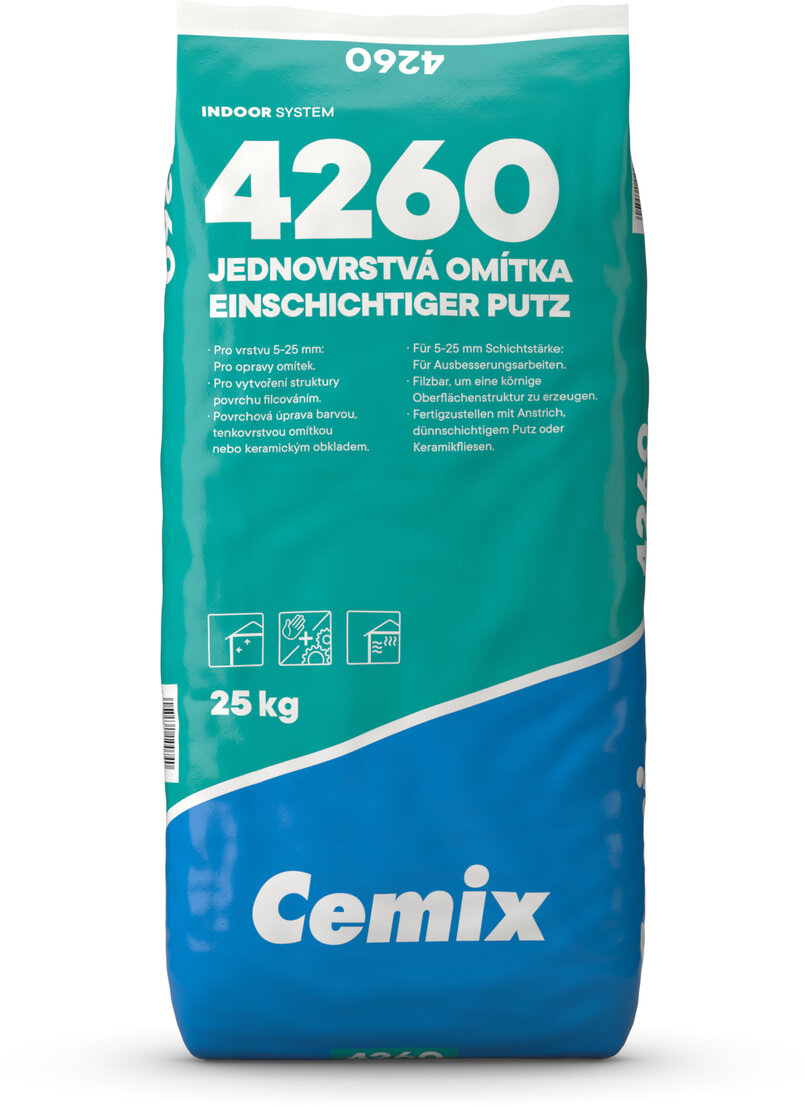 Cemix Omítka jednovrstvá 4260 25 kg
