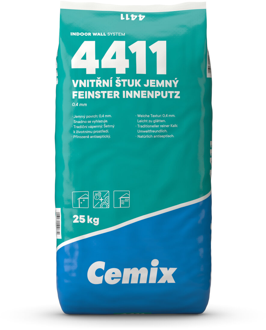 Cemix Štuk vnitřní 4411 jemný 25 kg