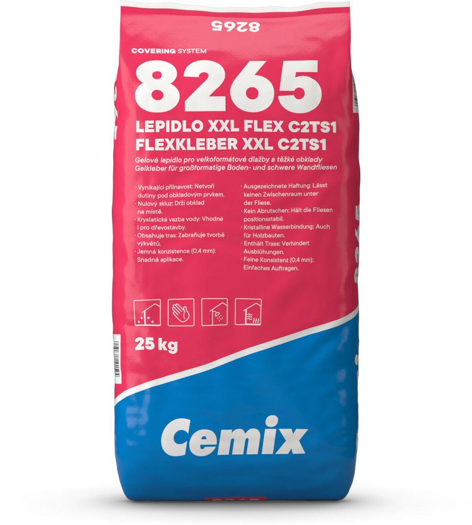 Cemix Lepidlo na obklady XXL Flex 8265 (C2TS1) 25 kg