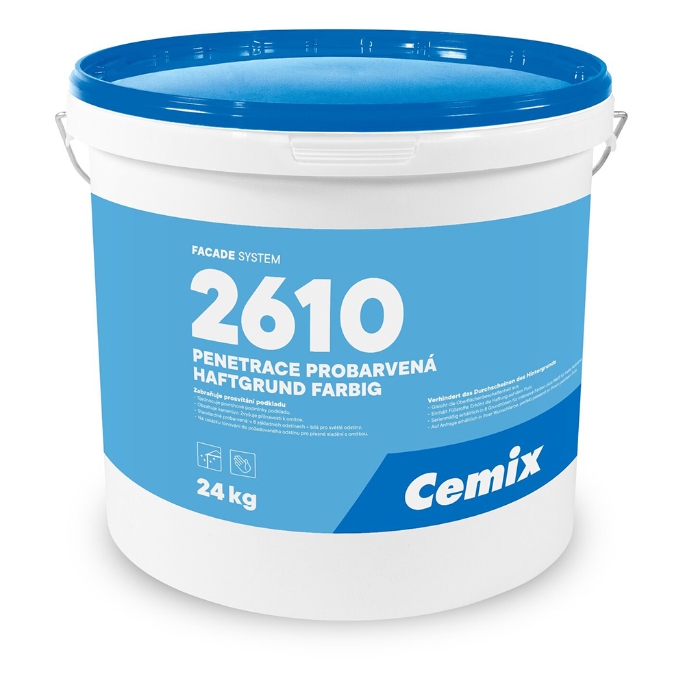 Cemix Penetrace fasádní probarvená 2610 šedá 24 kg