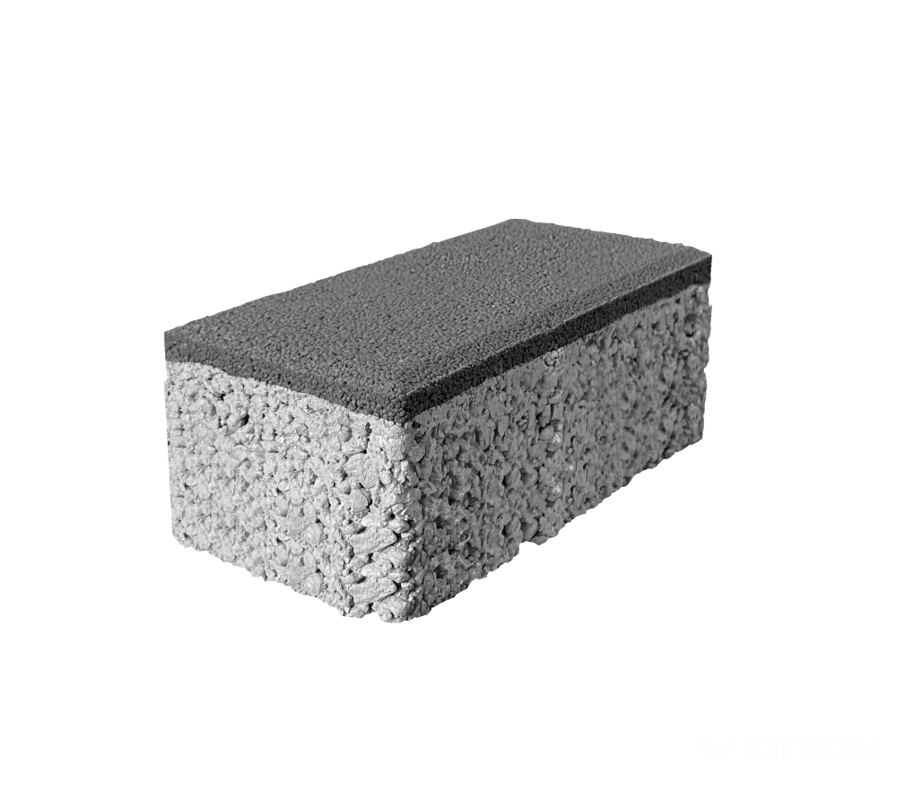 Diton Dlažba betonová Parketa Aquapore 200×100×80 mm černá (8,64)