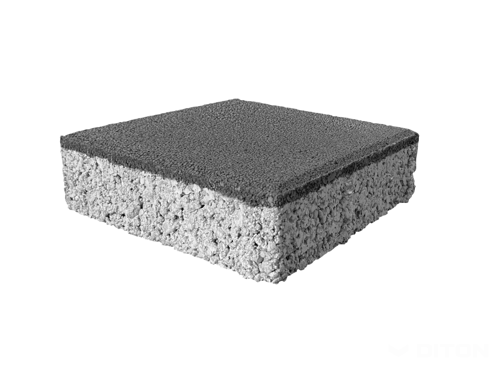 Diton Dlažba betonová Kostka Aquapore 60 mm černá (9,6)