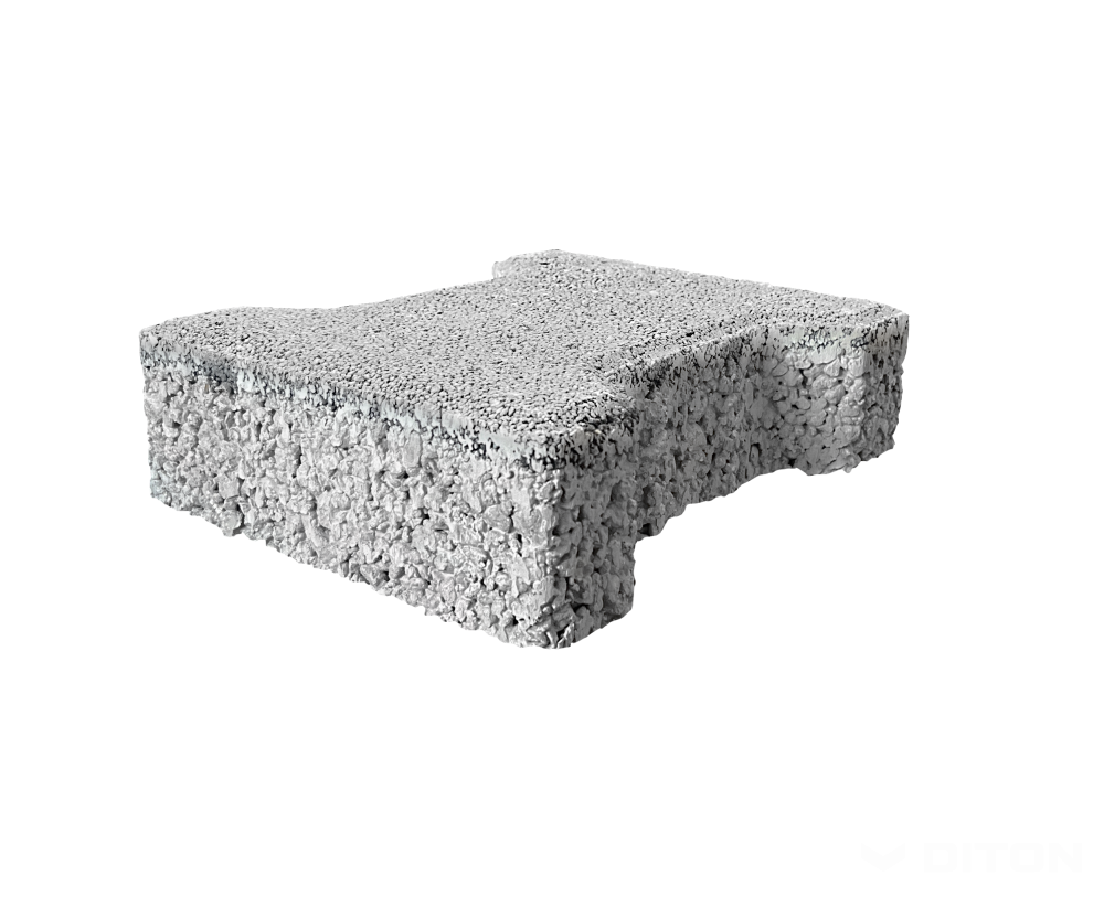 Diton Dlažba betonová Íčko Aquapore 60 mm přírodní (10)