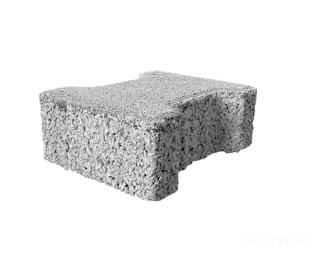 Diton Dlažba betonová Íčko Aquapore 80 mm přírodní (8)