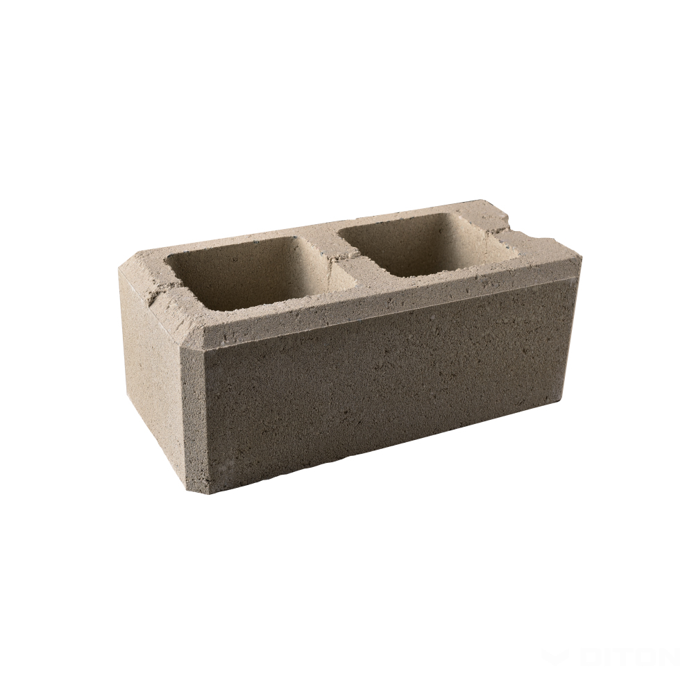 Diton Tvárnice plotová Viso 400×200×150 mm koncová melír krémová (60)