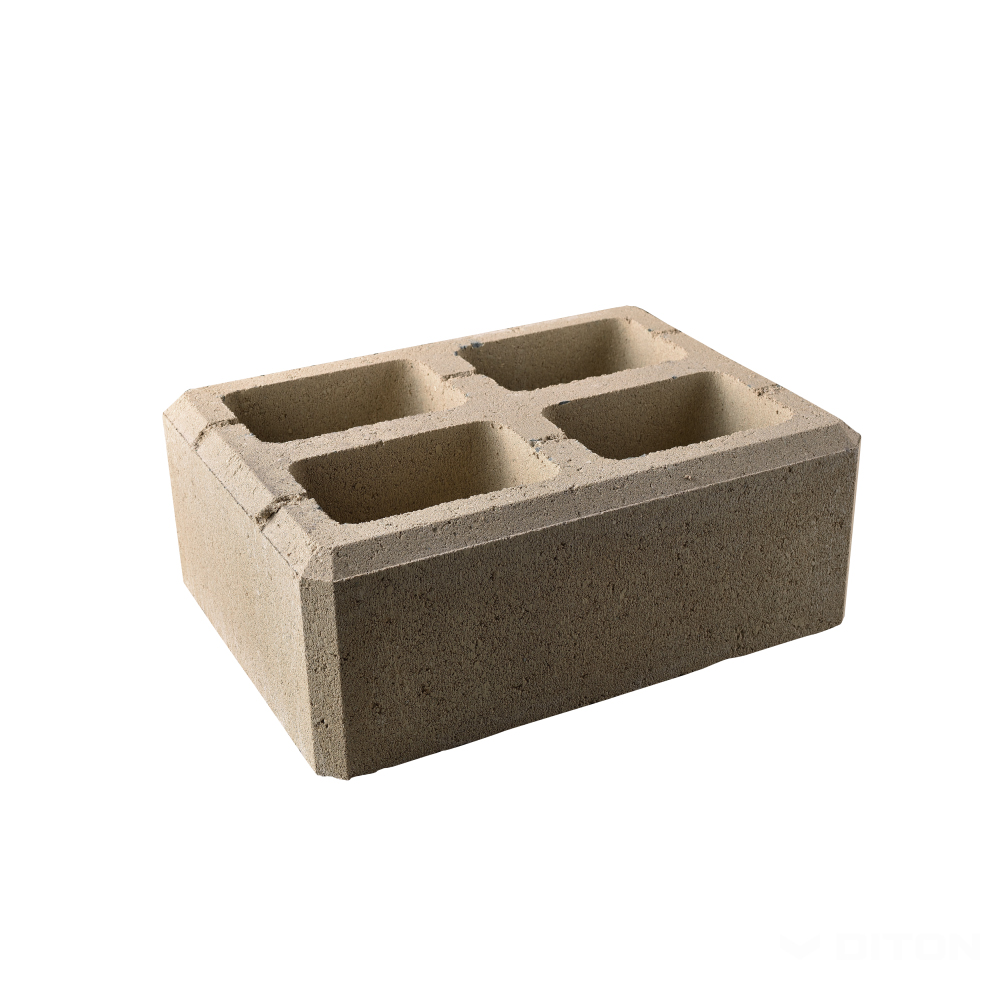 Diton Tvárnice plotová Viso 400×300×150 mm sloupková melír krémová (40)