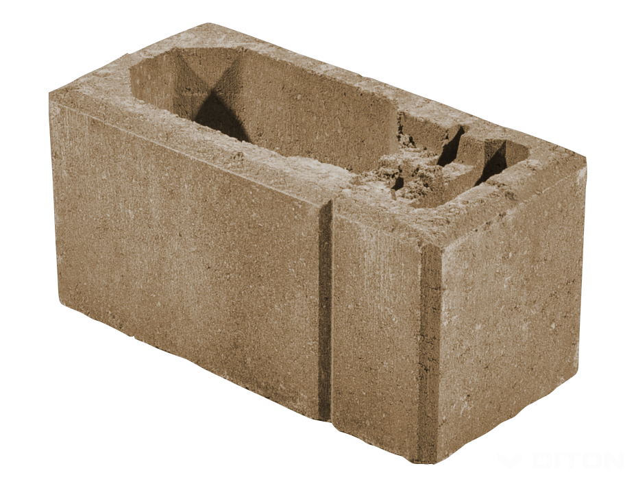 Diton Tvárnice plotová Venezia 390×190×190 mm sloupková melír scatola (60)