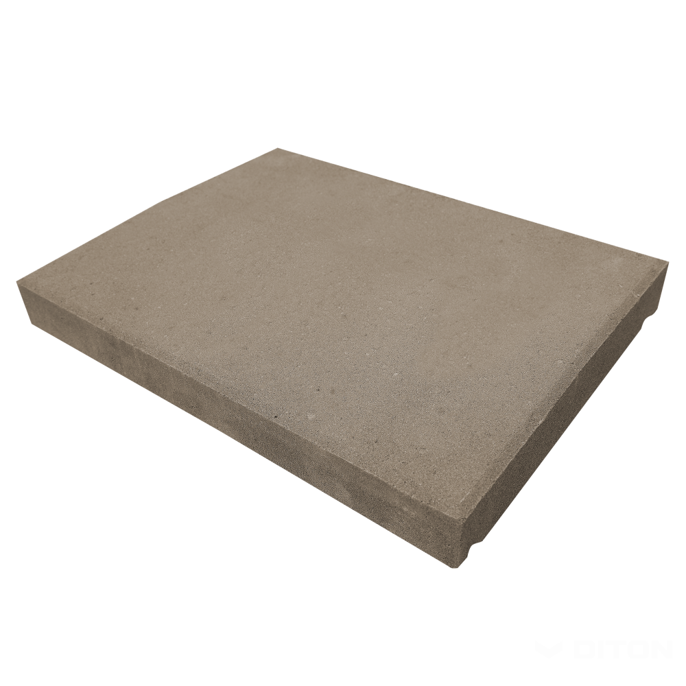 Diton Stříška plotová 40 500×400×50 mm průběžná melír krémová (60)