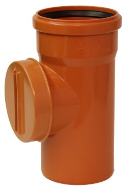 Kus čisticí kanalizační KGRE DN 200 kruhový uzávěr