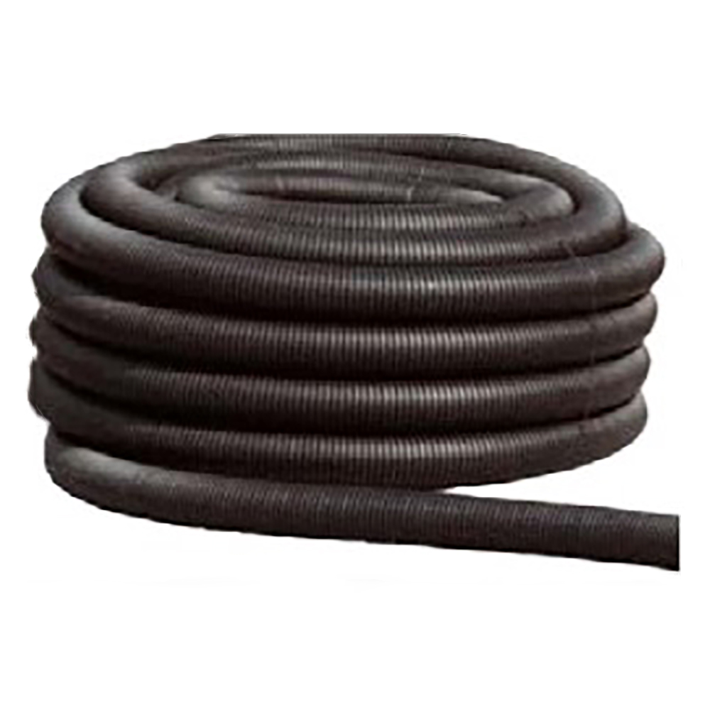 Trubka drenážní děrovaná DN 125 černá PE 50 m