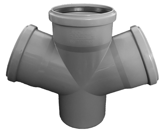 Dvojodbočka odpadní HTDA DN 100/100/100 87°
