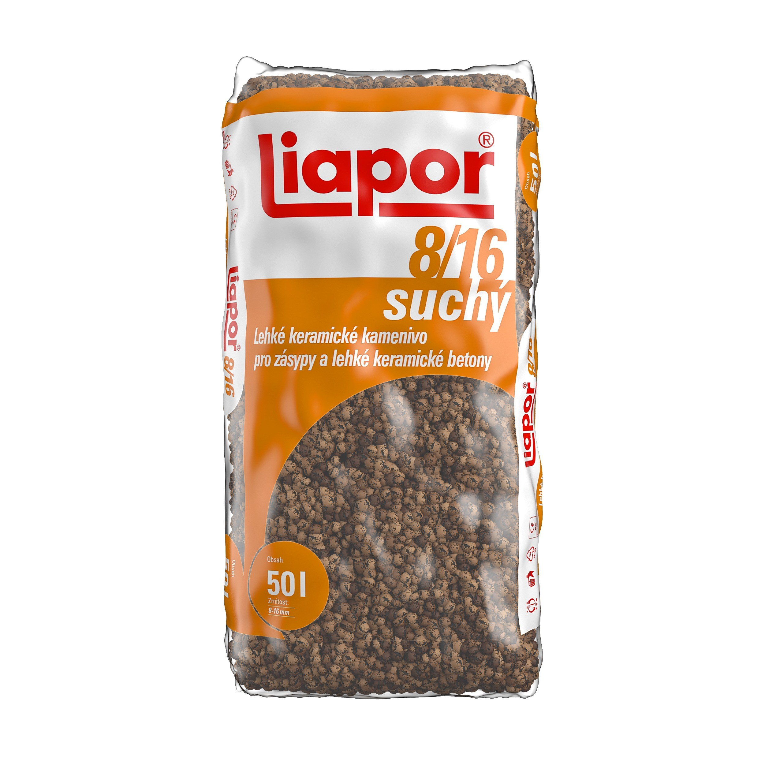 Liapor Kamenivo keramické (keramzit) 8-16 mm 50 l