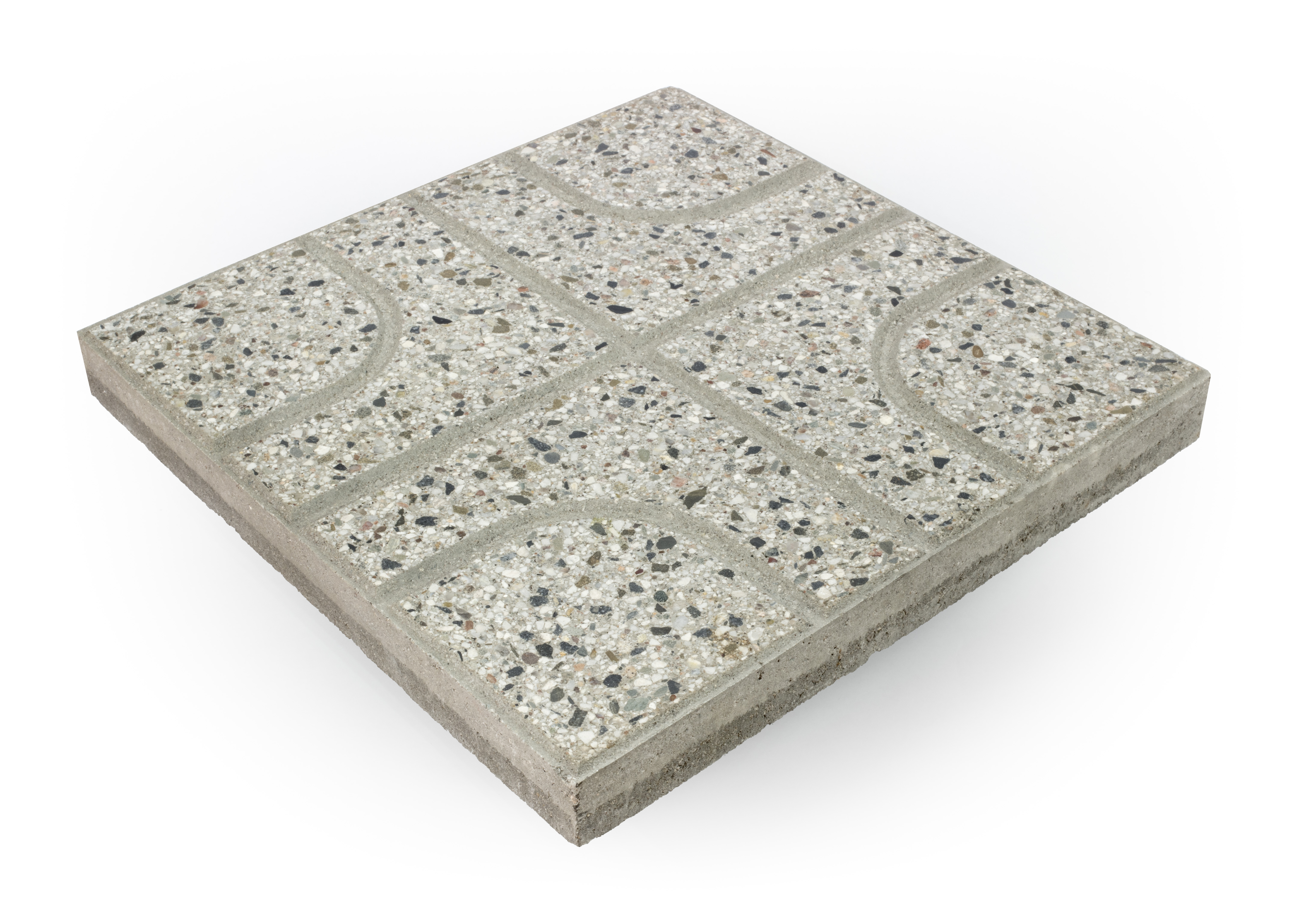 Cidemat Dlažba teracová Ornela OA 101 K reliéfní 300×300×33 mm reliéfní šedá (12,96)