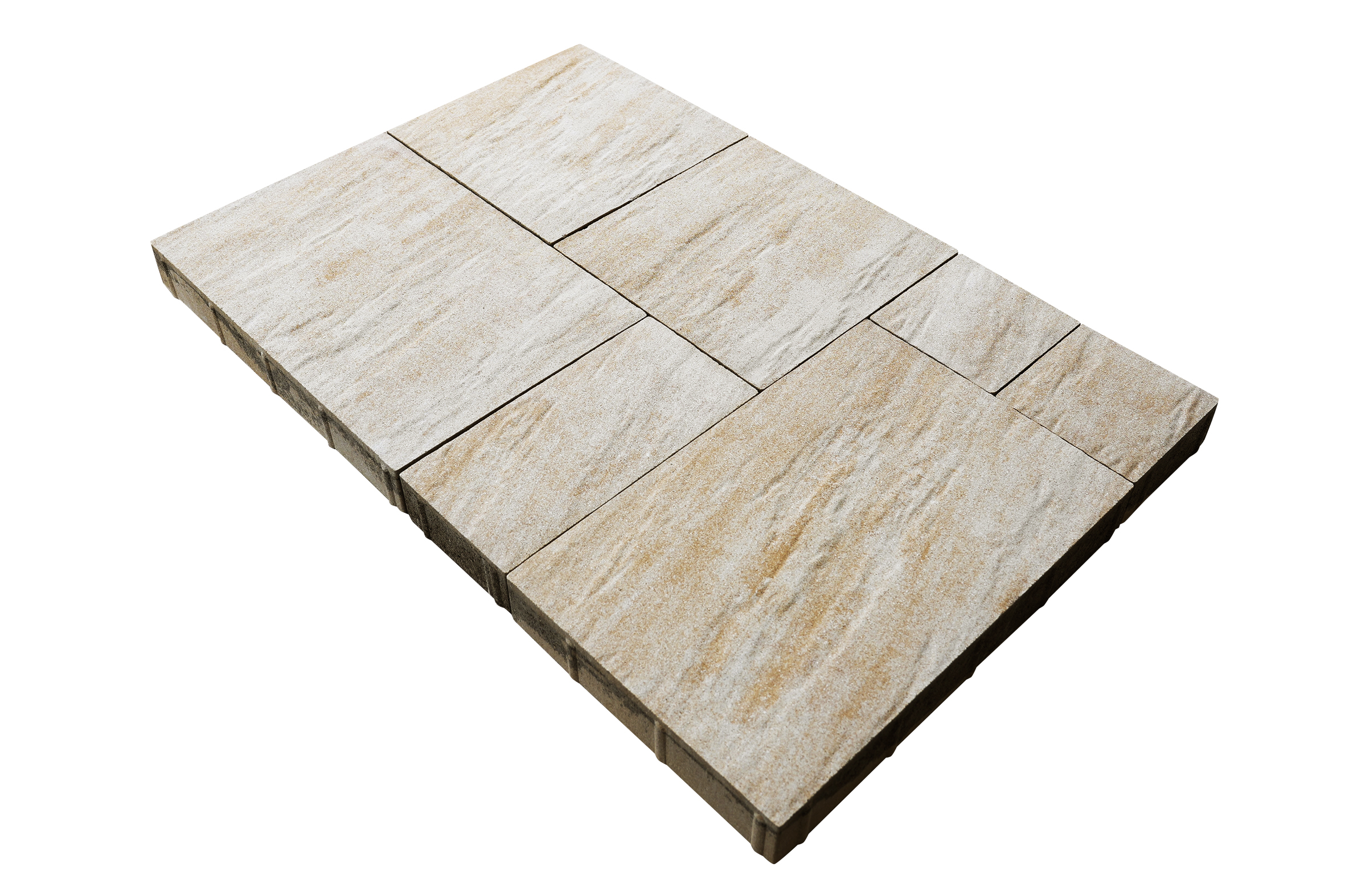 Ferobet Dlažba betonová Nature Moments Kombi 60 mm reliéfní honey (5,4)