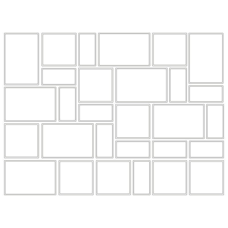 Ferobet Dlažba betonová Parko Kombi 80 mm prato (8,64)