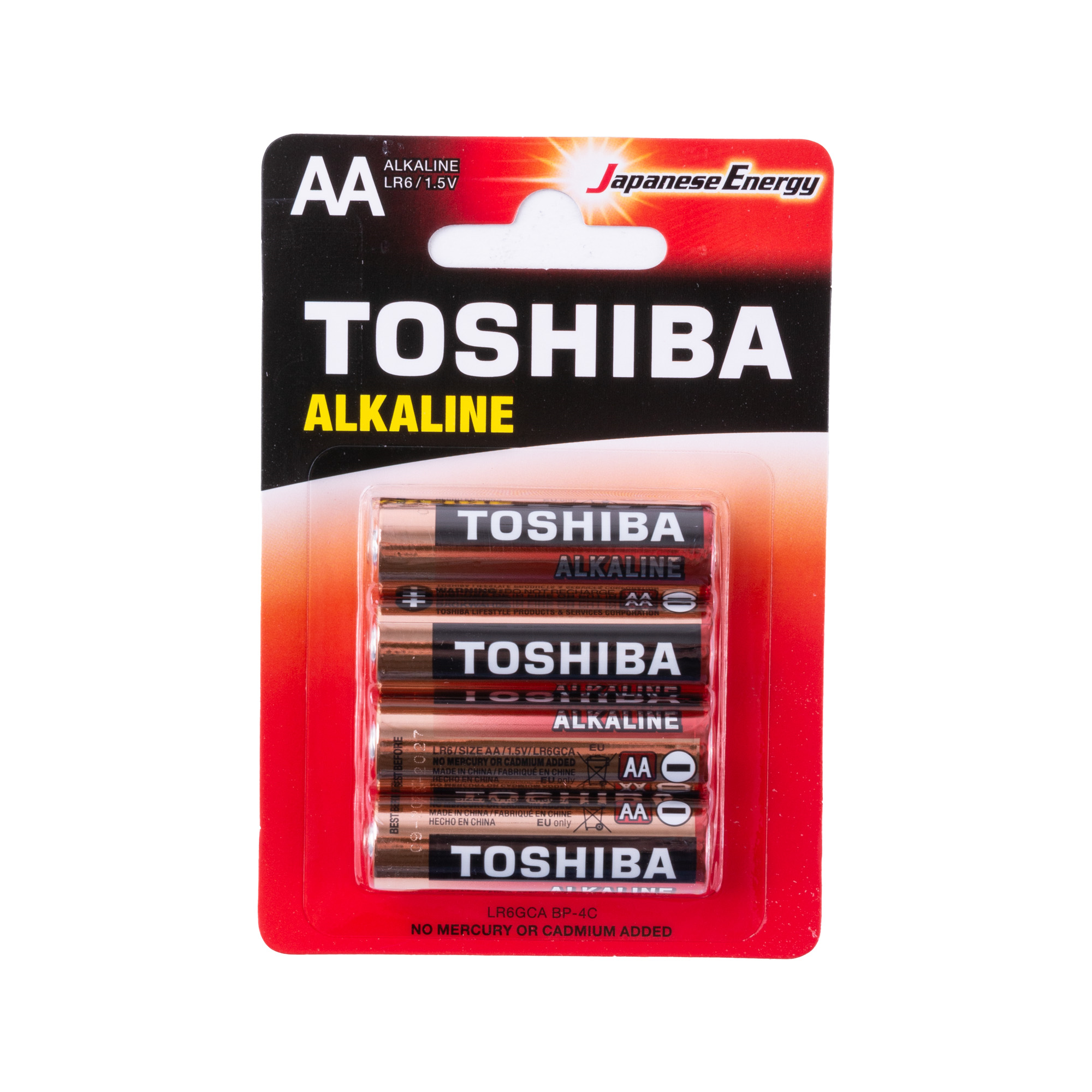 Baterie TOSHIBA AA LR6GCA BP-4C Alkaline