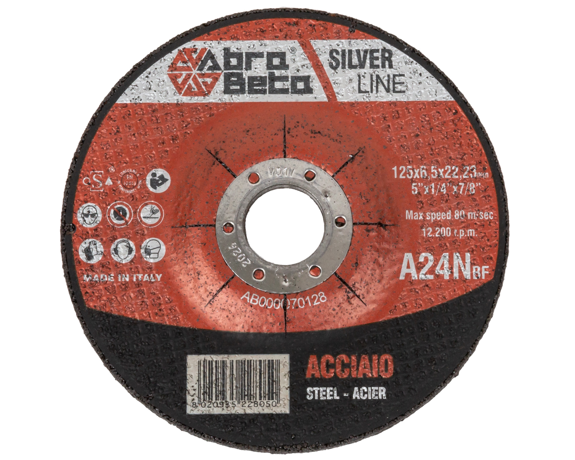 Kotouč B/V-ocel 125x6,5