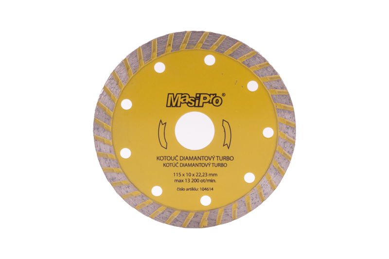 Kotouč diamant.turbo 115 mm