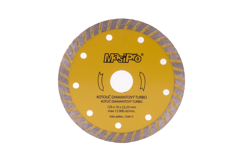 Kotouč diamant.turbo 125 mm