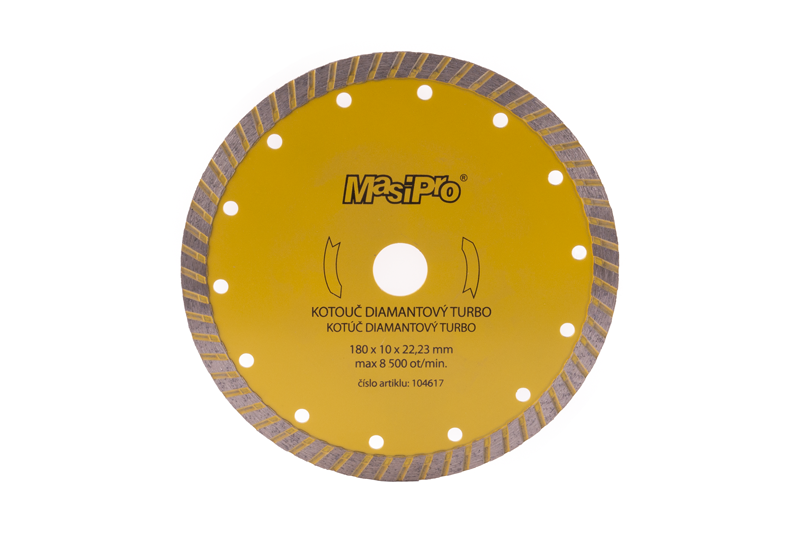 Kotouč diamant.turbo 180 mm