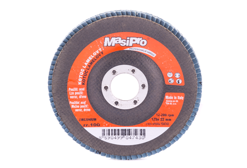 Kotouč lamelový 125/zrn.100