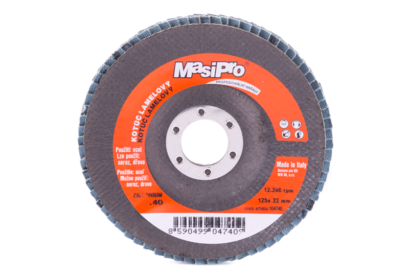 Kotouč lamelový 125/zrn.40