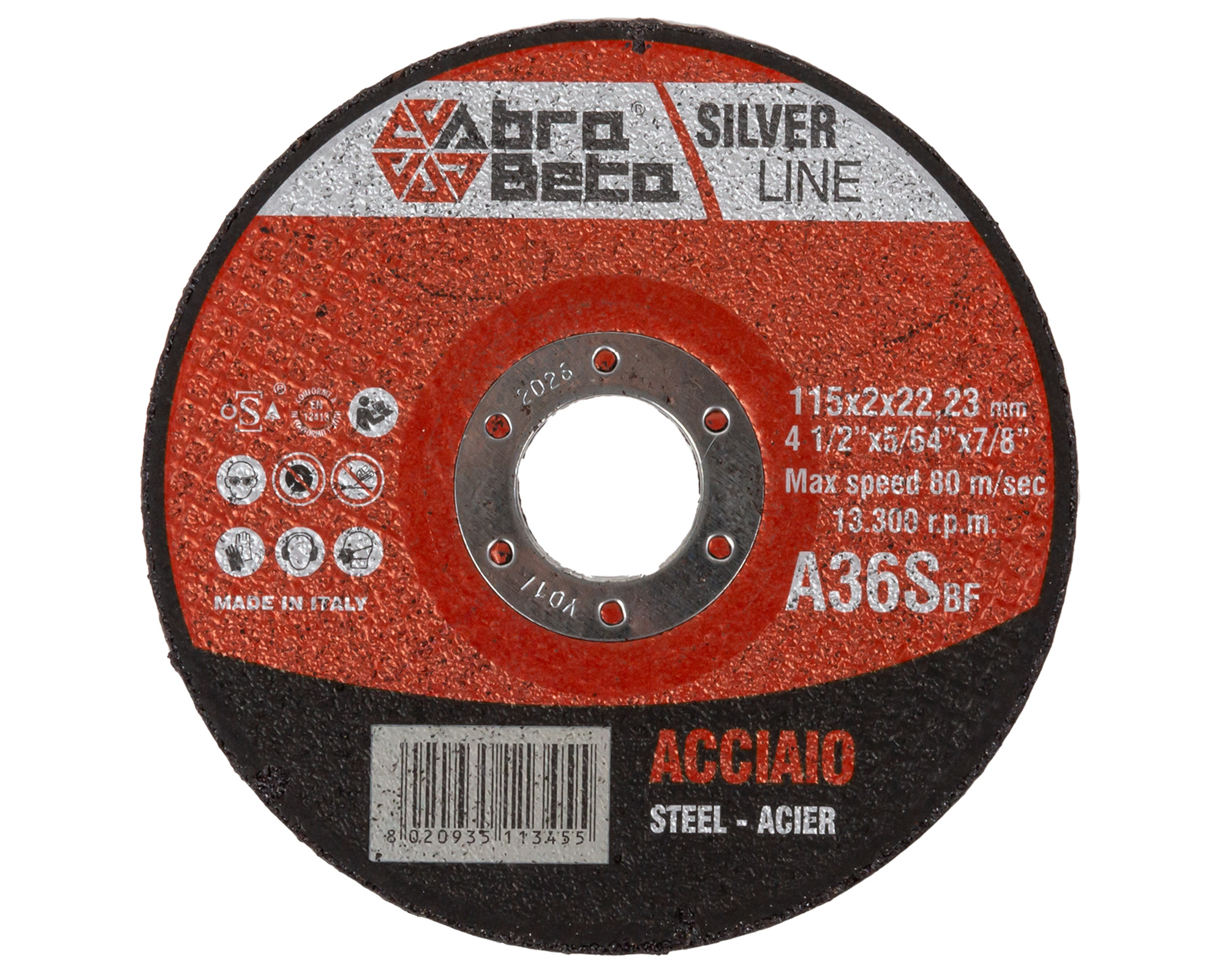 Kotouč Ř/R-ocel 115x2