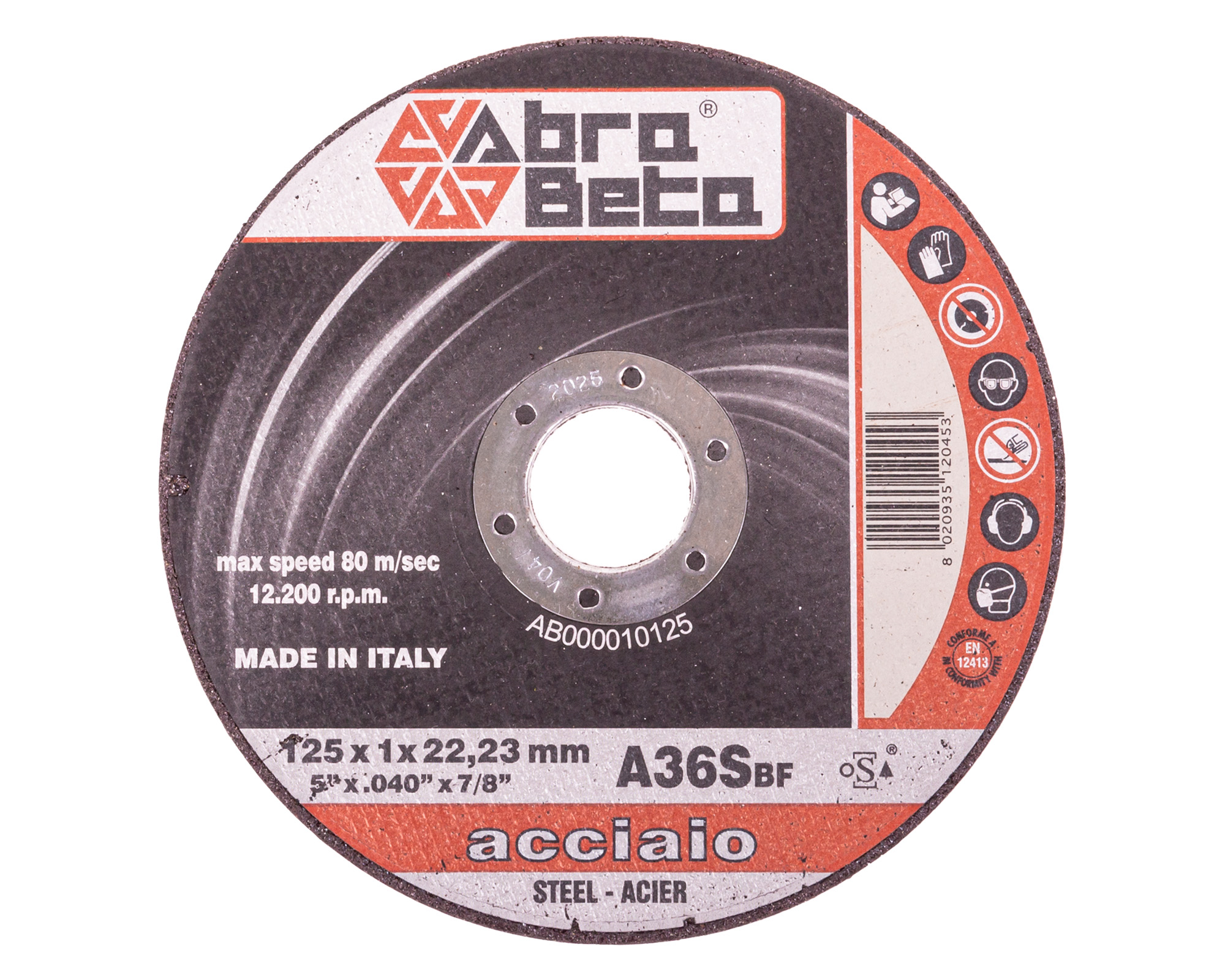 Kotouč Ř/R-ocel 125x1