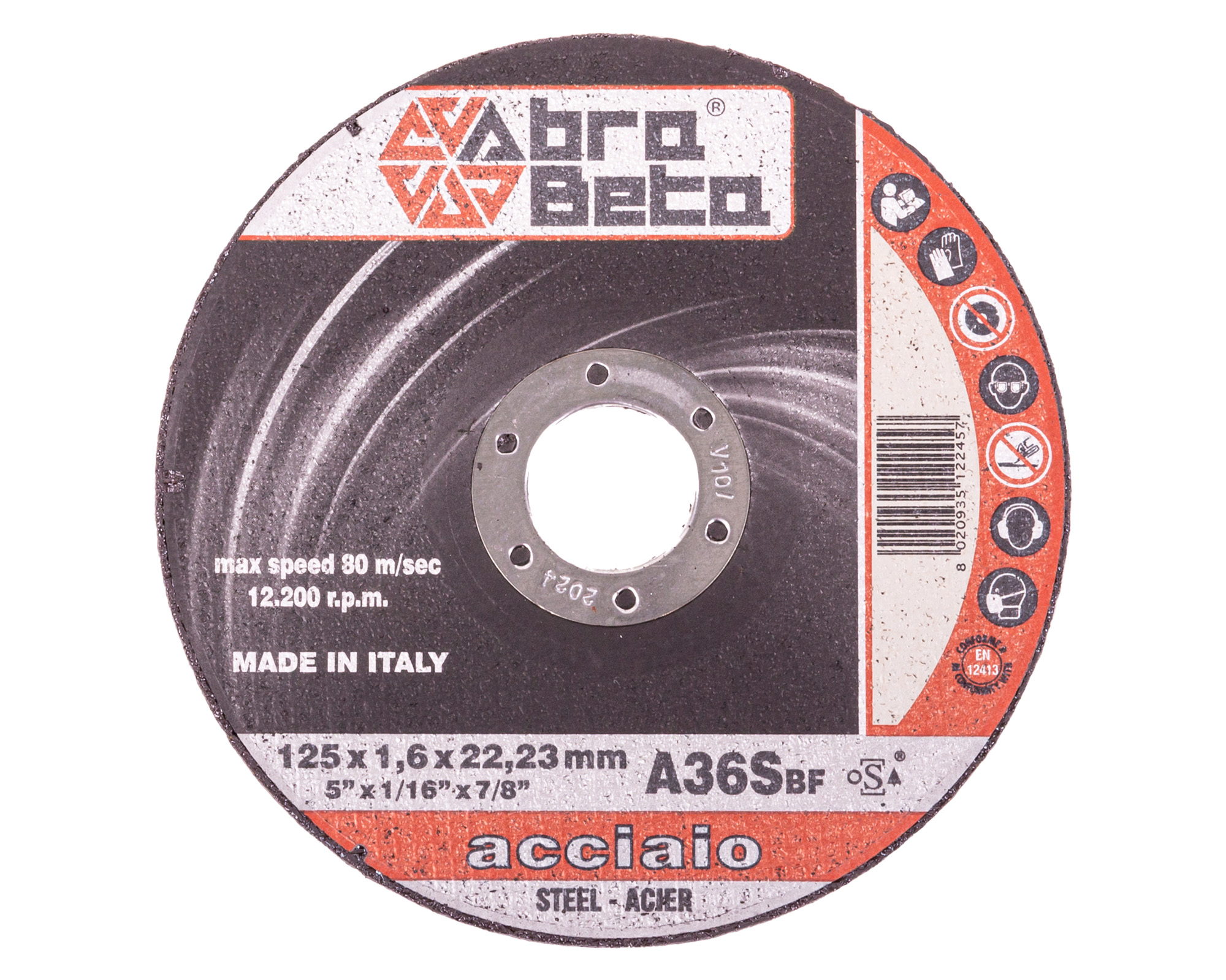 Kotouč Ř/R-ocel 125x1,6