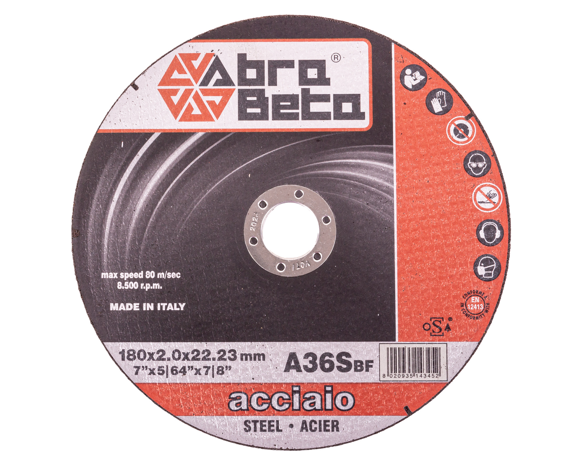 Kotouč Ř/R-ocel 180x2