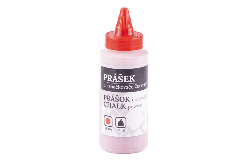 Prášek 115 g červený