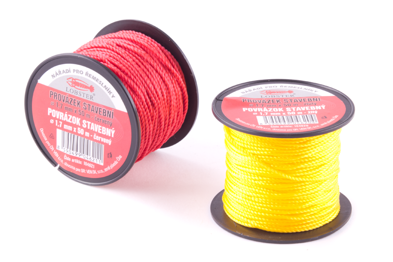 Provázek 2,0 mmx50 m červený