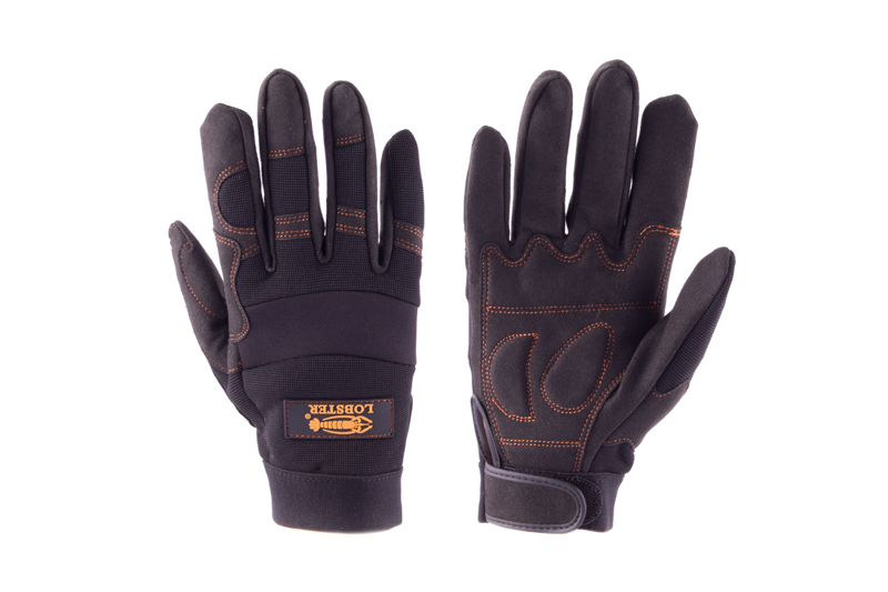 Rukavice Lobster-Black XXXL