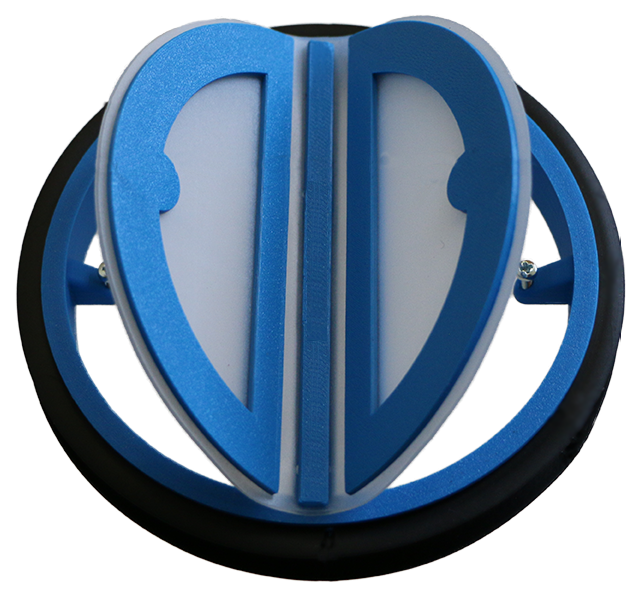 Klapka protizá. dvoukřídlá PZKD 100/0682