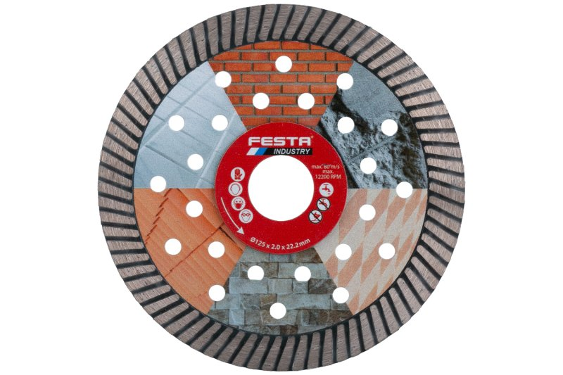 Festa Kotouč diamantový INDUSTRY Turbo Extreme 125x2.0x22.2mm