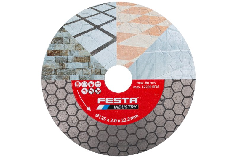 Festa Kotouč diamantový INDUSTRY řezný 125x2.0x22.2mm