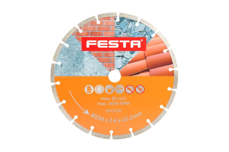 Festa Kotouč diamantový segment 230x2.6x22.2mm