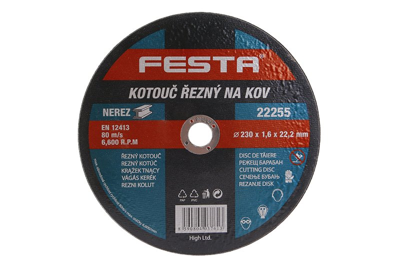 Festa Kotouč řezný na kov 230x1.6x22.2mm