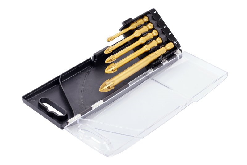 Festa Sada vrtáků na sklo a keramiku 5ks,