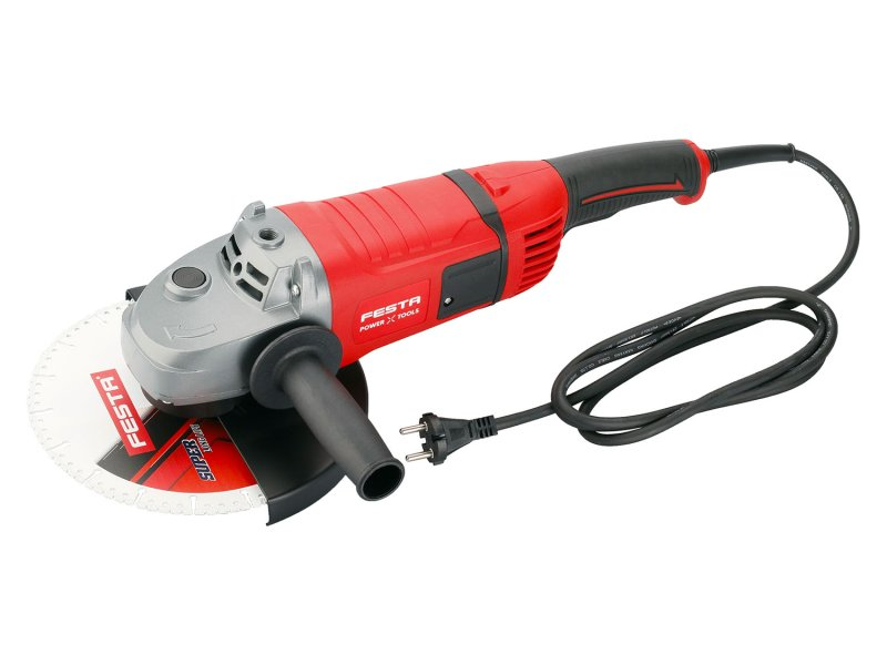 Festa Set bruska úhlová 2400W 230mm/M14 230V + univerzální diam.kotouč 230mm