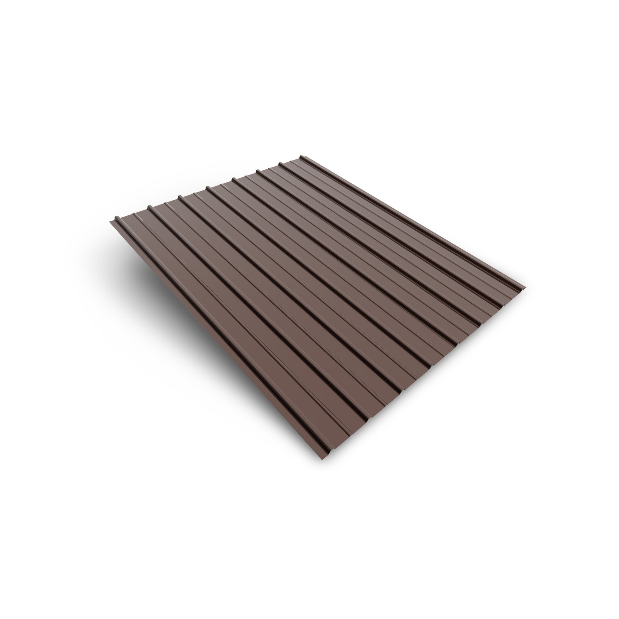 Smart cover solution Plech trapézový Smart CS H12 plus 906×2000×0,4 mm Zn 275 RAL 8017 hnědý